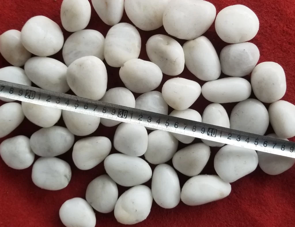 polaire witte kiezels