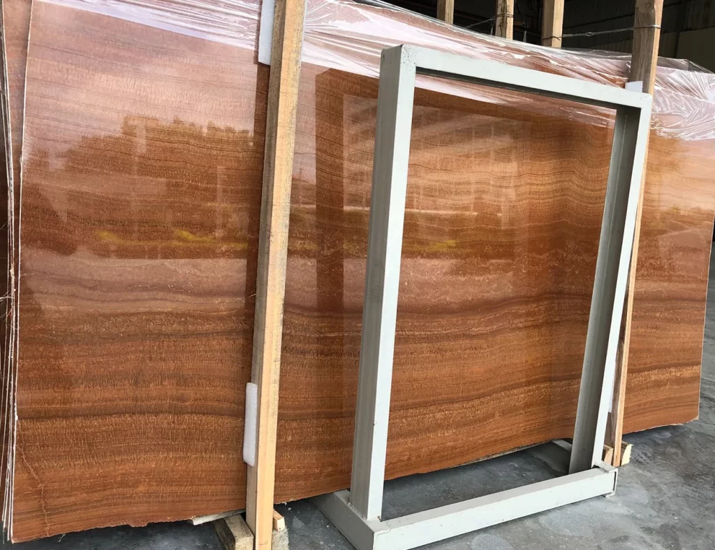 marmo giallo in legno di teak