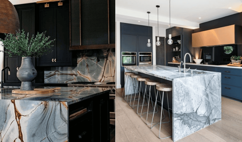 Blue Marble Kitchen Countertop Blue Marble Kitchen Countertop