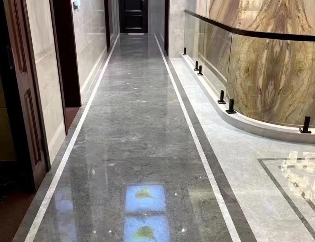 mediterranean grey marble slab