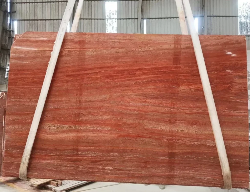 red travertine
