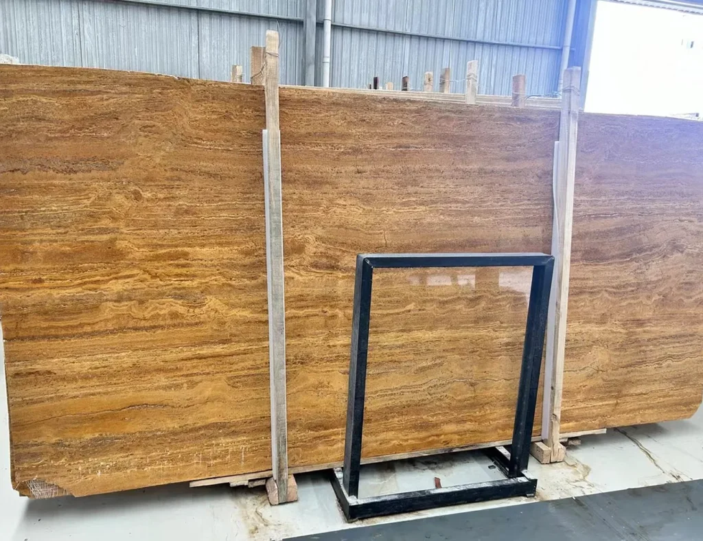 golden sienna travertine