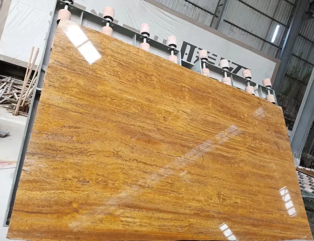 yellow travertine